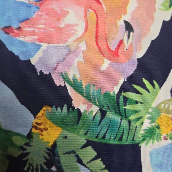 Talbots Vacation Travel Tropical Pleated Multicolor Skirt Size 2 - Picture 10 of 12